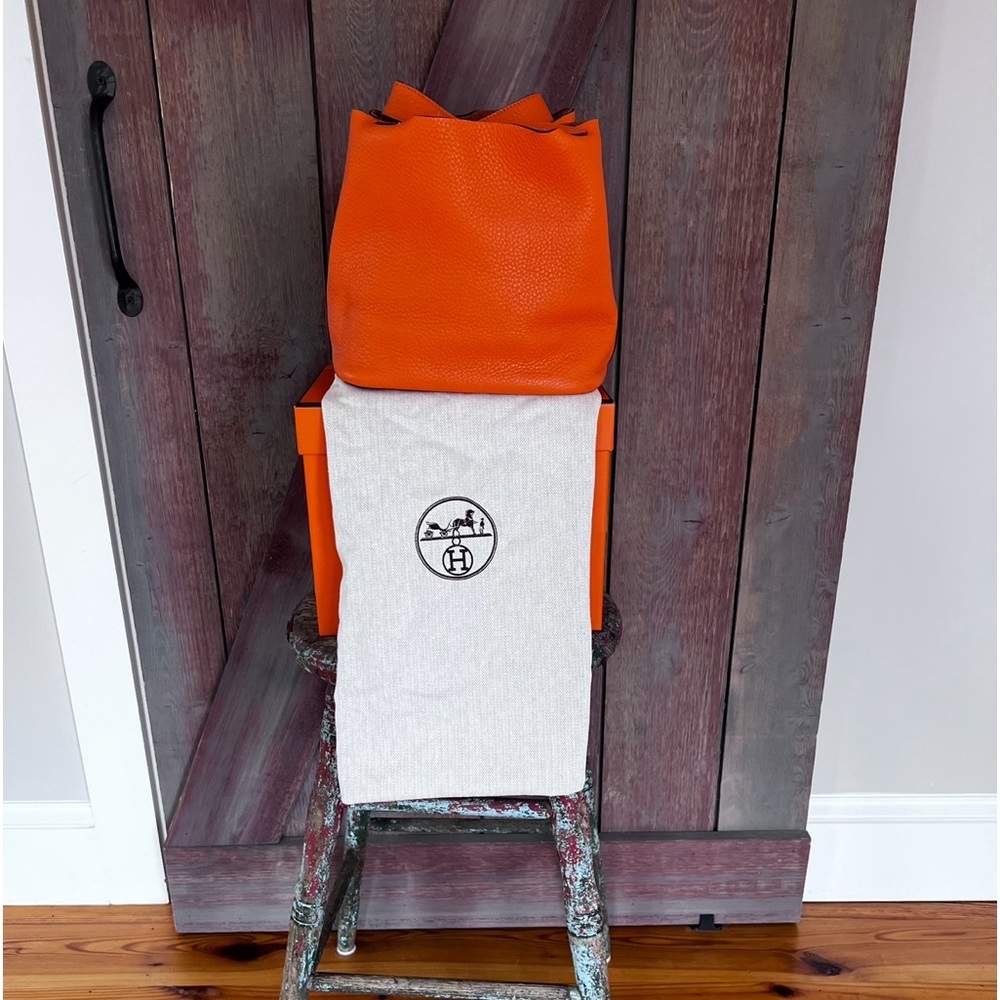 Hermes 2009 Orange Clemence Picotin MM